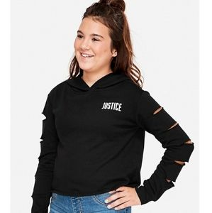 Justice Slit Sleeve Hoodie size 14/16